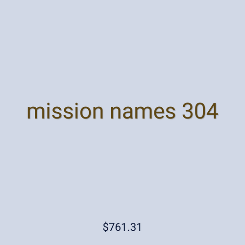 mission names 304
