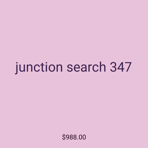 junction search 347