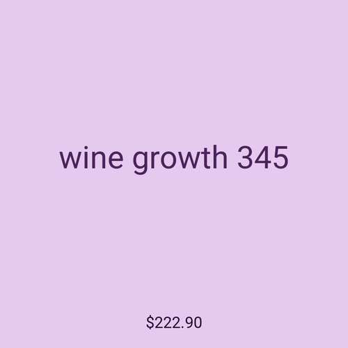 wine growth 345