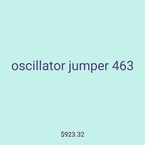 oscillator jumper 463