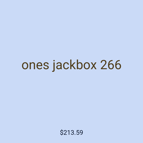 ones jackbox 266