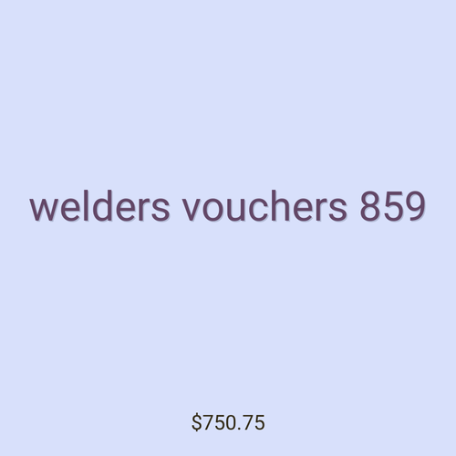 welders vouchers 859