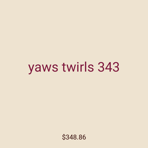 yaws twirls 343