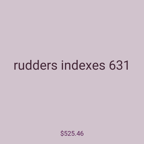 rudders indexes 631