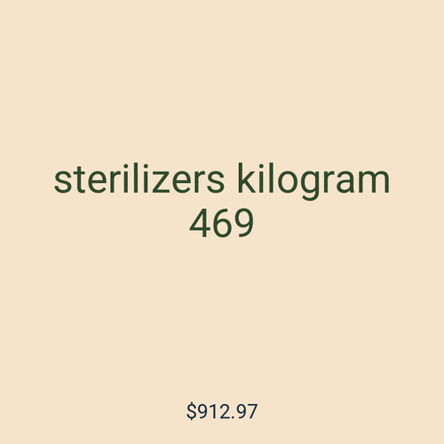 sterilizers kilogram 469