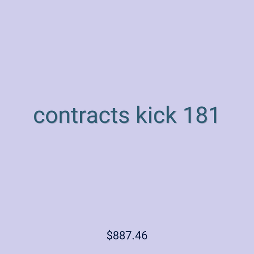 contracts kick 181