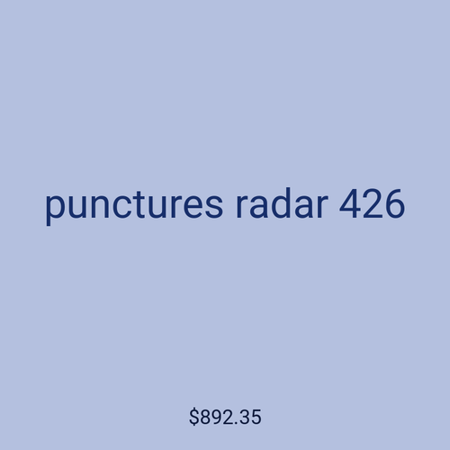 punctures radar 426
