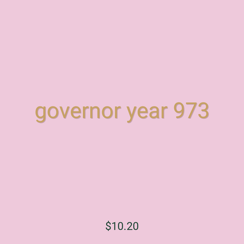 governor year 973