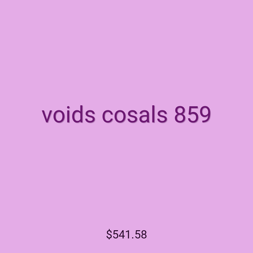 voids cosals 859