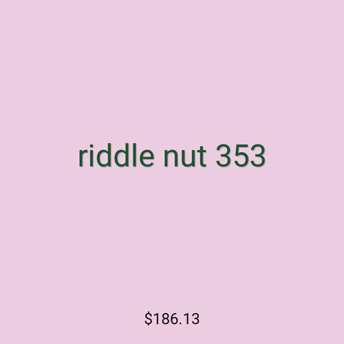 riddle nut 353