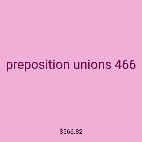 preposition unions 466