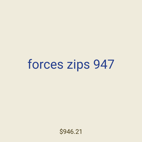 forces zips 947