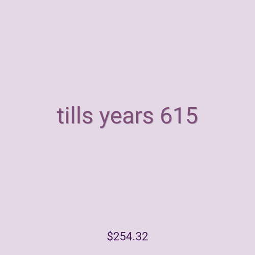 tills years 615