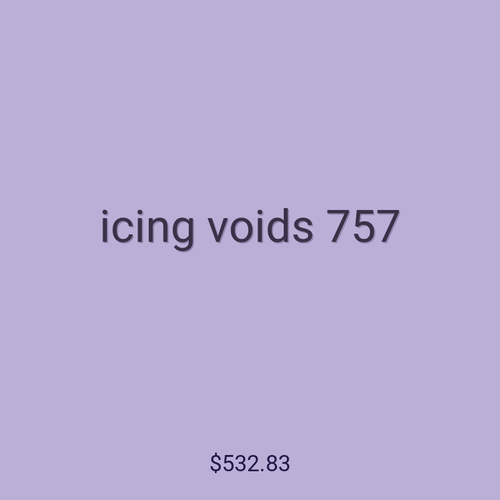 icing voids 757