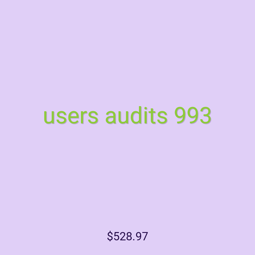 users audits 993