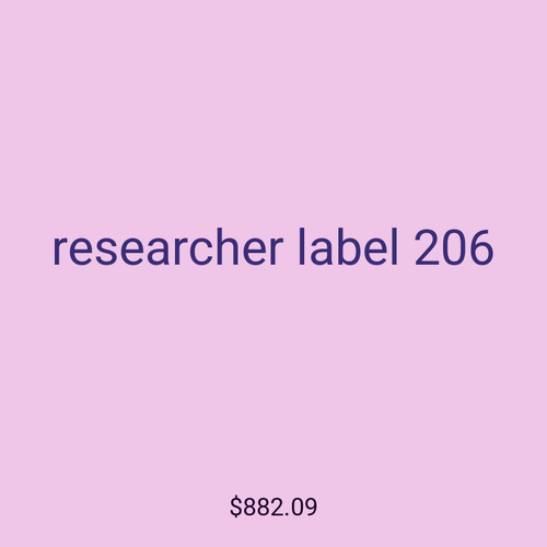 researcher label 206