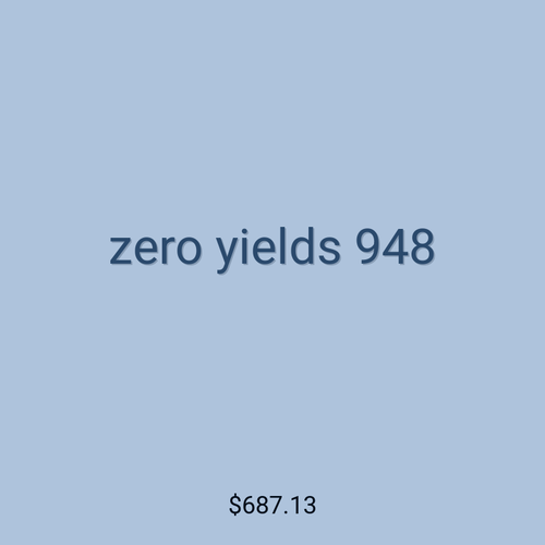 zero yields 948