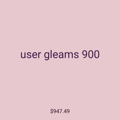 user gleams 900