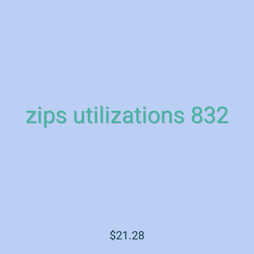 zips utilizations 832