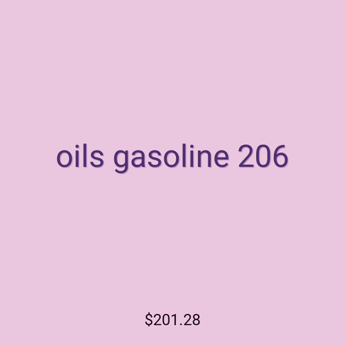 oils gasoline 206