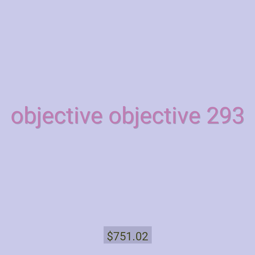 objective objective 293