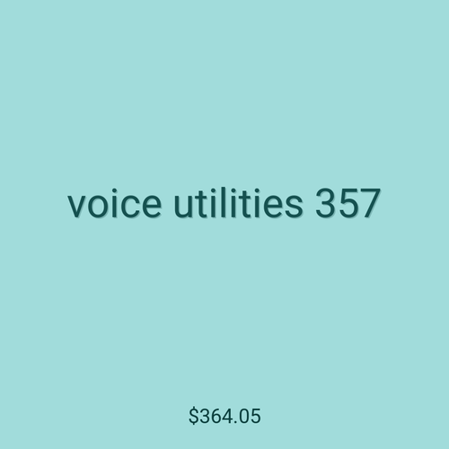 voice utilities 357