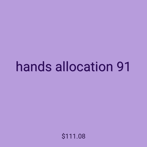 hands allocation 91