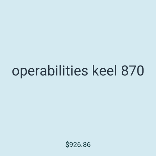 operabilities keel 870