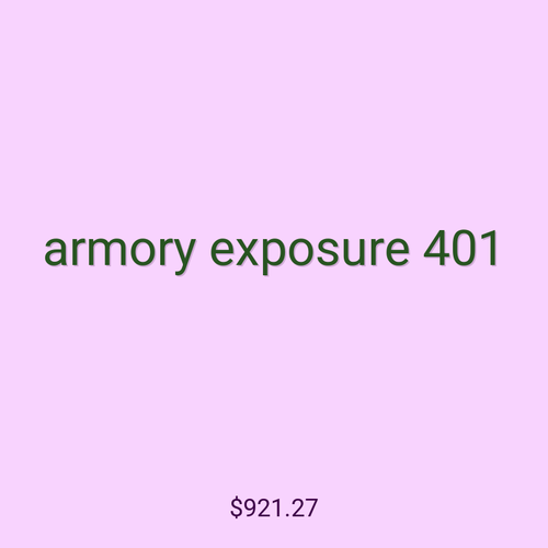 armory exposure 401