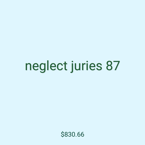 neglect juries 87