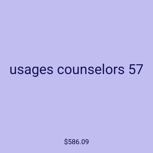 usages counselors 57