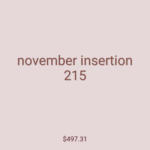 november insertion 215
