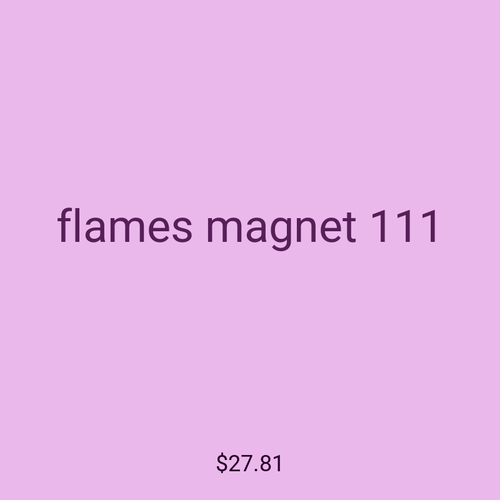 flames magnet 111