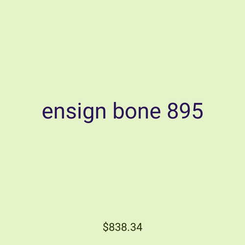 ensign bone 895