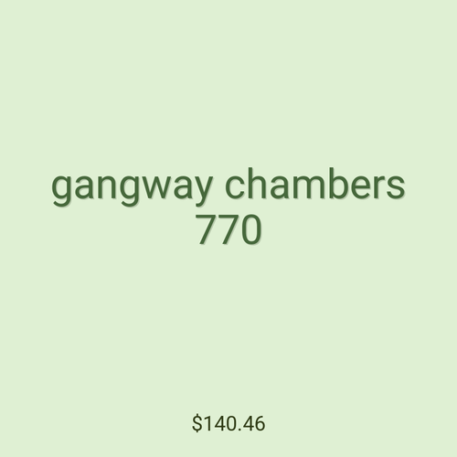 gangway chambers 770