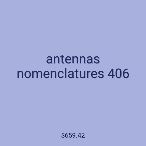 antennas nomenclatures 406