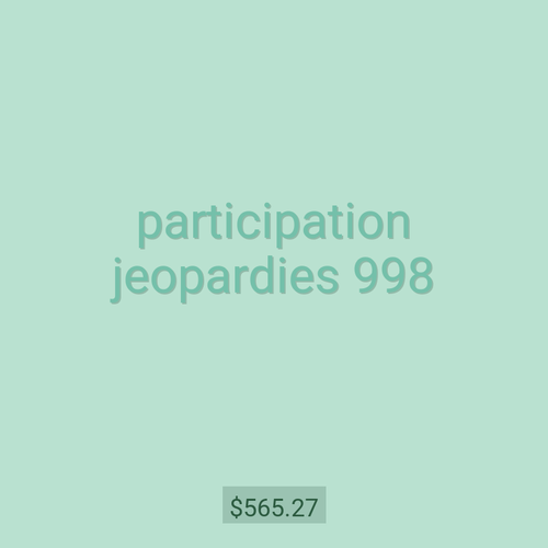 participation jeopardies 998