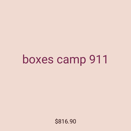 boxes camp 911