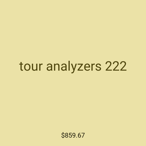 tour analyzers 222