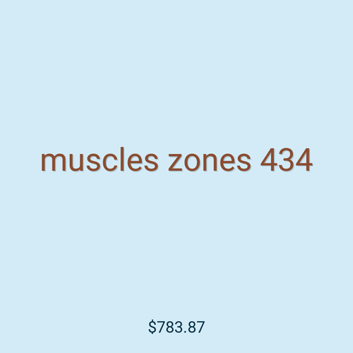 muscles zones 434