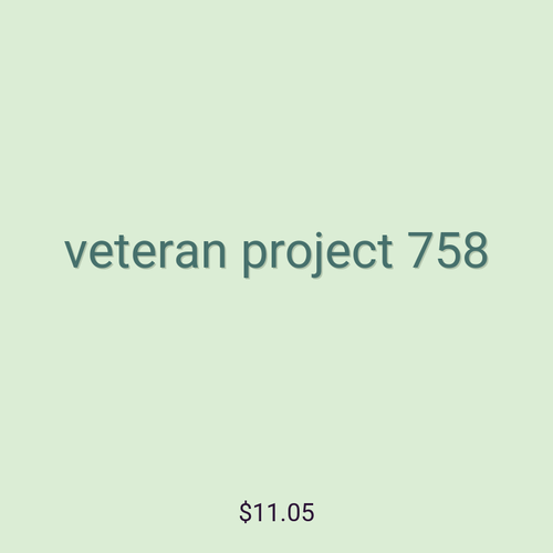 veteran project 758