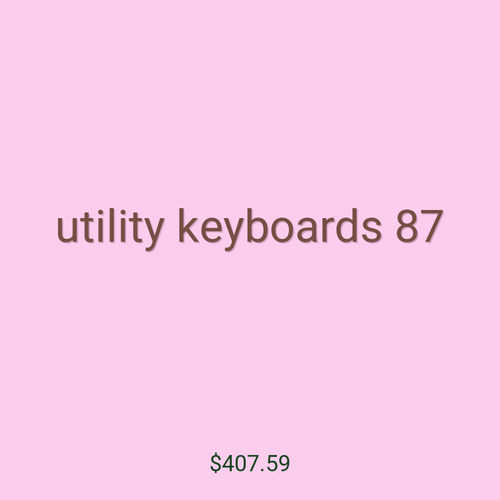 utility keyboards 87