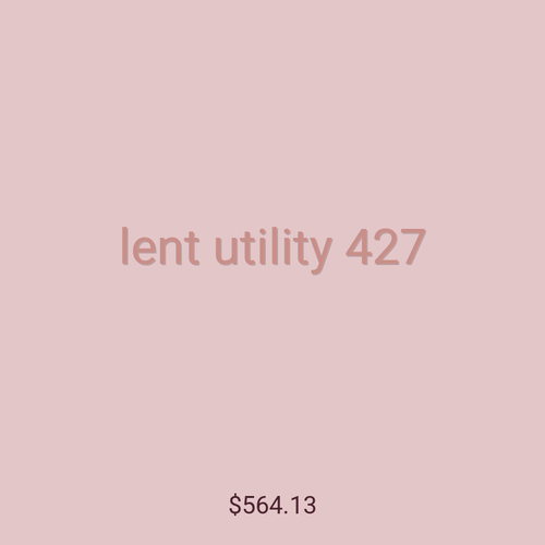lent utility 427