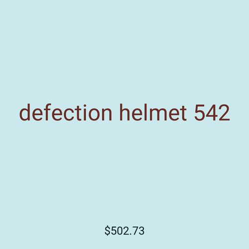 defection helmet 542