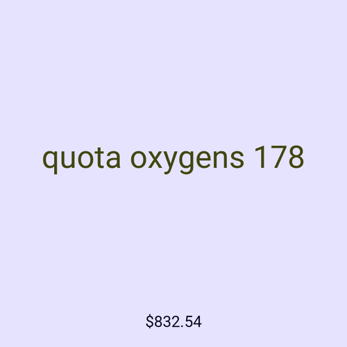 quota oxygens 178