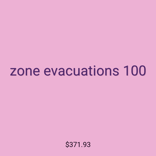 zone evacuations 100