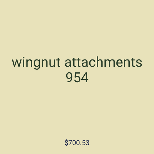 wingnut attachments 954