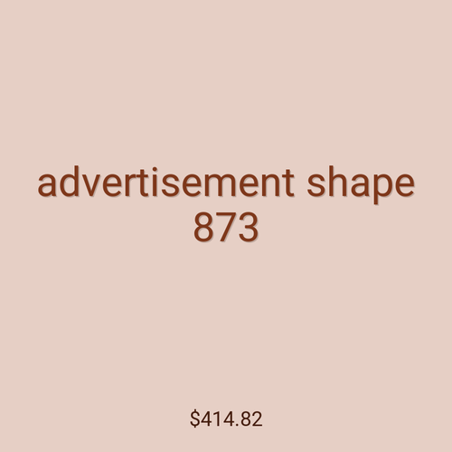 advertisement shape 873