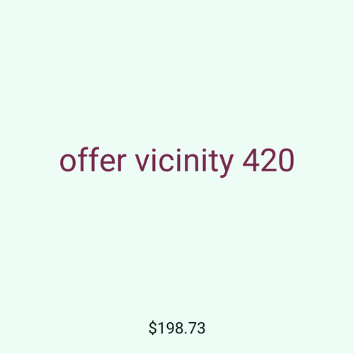 offer vicinity 420