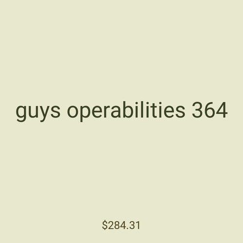 guys operabilities 364
